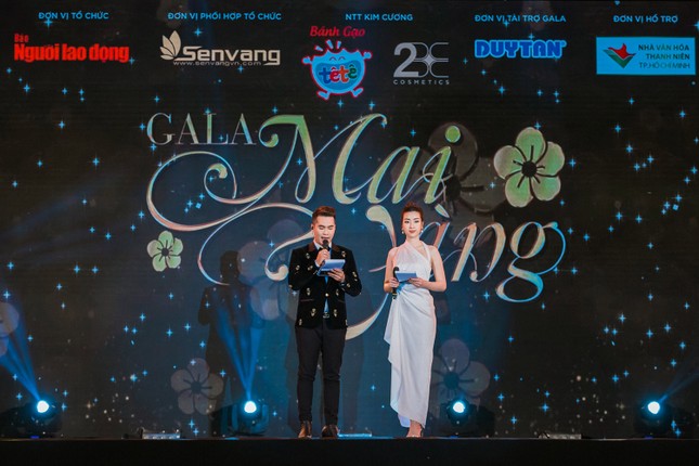 Hoa hậu Mỹ Linh làm MC trong chương trình chào xuân cho công nhân ảnh 1
