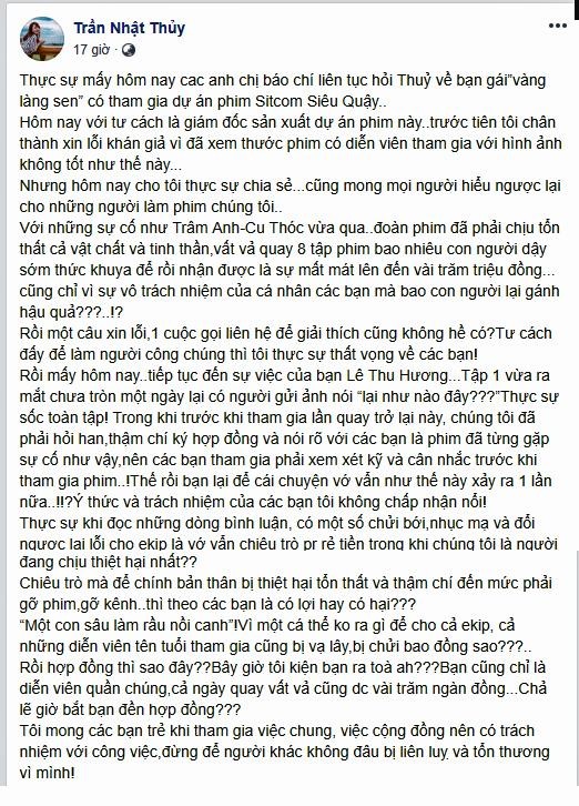 Nhà sản xuất 'Siêu quậy' xin lỗi khán giả sau vụ cô gái khỏa thân ở đầm sen ảnh 1