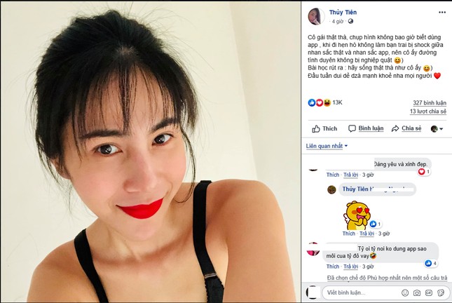 Thủy Tiên gây 'bão' vì lời đáp trả với người chê bai nhan sắc mình ảnh 1