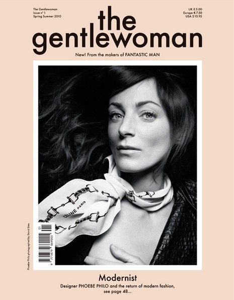 Gương mặt Phoebe Philo trên trang bìa tạp chí The Gentlewoman, nhiếp ảnh gia David Sims