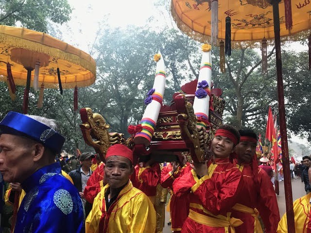 Không có màn cướp lộc, Hội Gióng đền Sóc khá bình yên ảnh 5