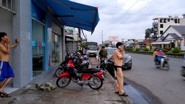 Thông tin mới vụ cướp ngân hàng ở Tiền Giang ảnh 1