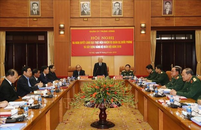 Tổng Bí thư, Chủ tịch nước chủ trì Hội nghị Quân ủy Trung ương ảnh 1