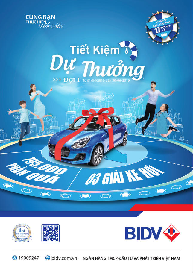 17 tỷ đồng quà tặng dành cho khách hàng gửi tiết kiệm tại BIDV ảnh 1