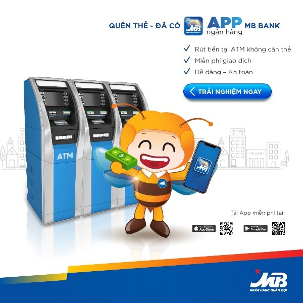 APP MBbank: Rút tiền ATM không cần thẻ - an toàn tuyệt đối ảnh 1