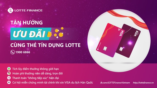 LOTTE Finance ra mắt thẻ tín dụng hoàn phí thường niên trọn đời ảnh 1