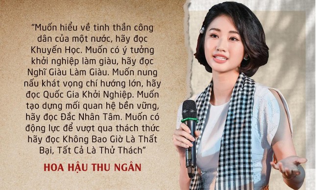 Những câu nói ấn tượng của các người đẹp khi tặng sách ở Tây Bắc ảnh 1