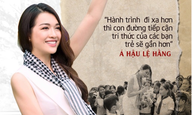 Những câu nói ấn tượng của các người đẹp khi tặng sách ở Tây Bắc ảnh 6
