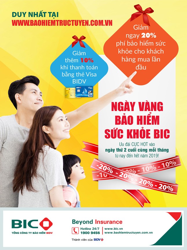 BIC ưu đãi 30% phí bảo hiểm sức khỏe cho khách hàng mua trực tuyến ảnh 1