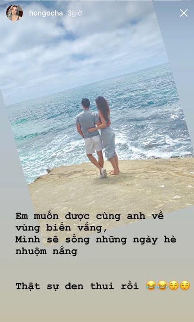 Hồ Ngọc Hà đăng ảnh bên Kim Lý: 'Em muốn cùng anh về vùng biển vắng' ảnh 1