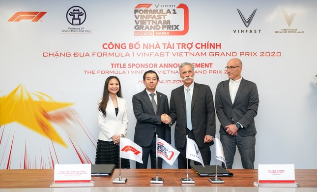 VinFast là nhà tài trợ chính của chặng đua Công thức 1 Việt Nam ảnh 2