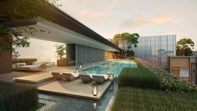 Ấn tượng khu tiện ích sang trọng The Sky Club tại dự án The Marq ảnh 1