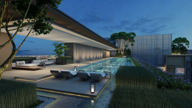Ấn tượng khu tiện ích sang trọng The Sky Club tại dự án The Marq ảnh 2
