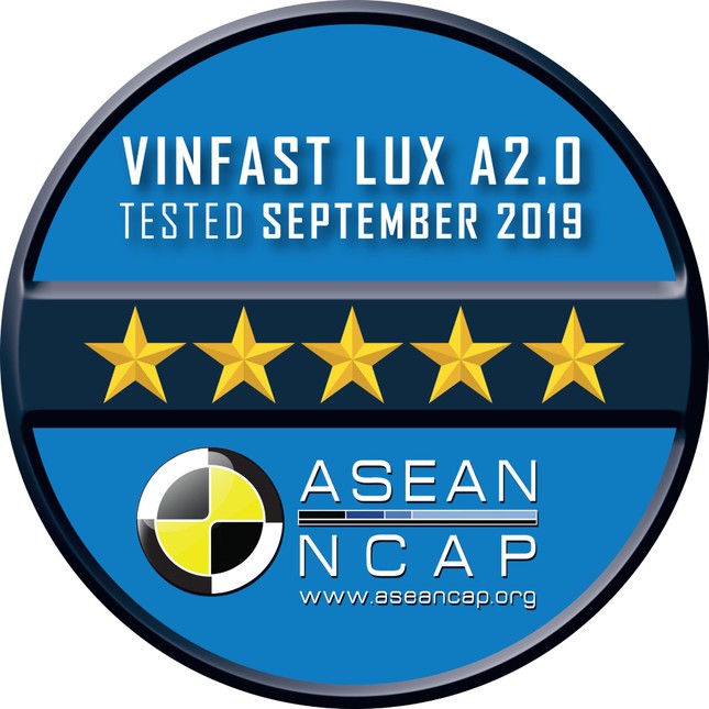 Vinfast đạt chứng nhận an toàn Asean Ncap 5 sao cho Lux SA 2.0, Lux A2.0 ảnh 2