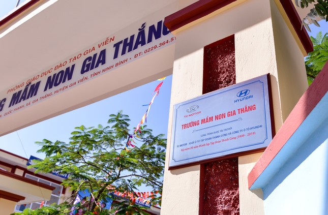 TC Motor khánh thành trường mầm non chuẩn quốc gia tại Ninh Bình ảnh 1