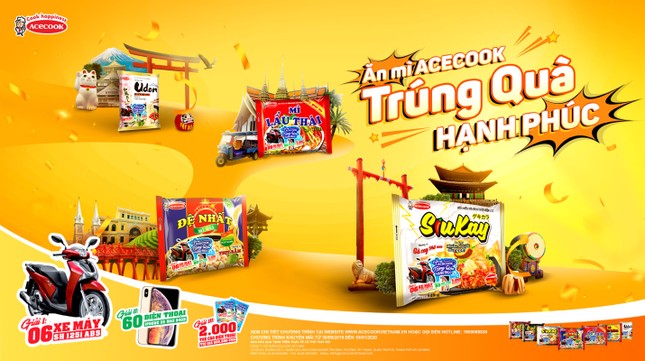 Acecook Việt Nam trao tặng 2,066 giải thưởng hấp dẫn hơn 3,2 tỷ đồng ảnh 1