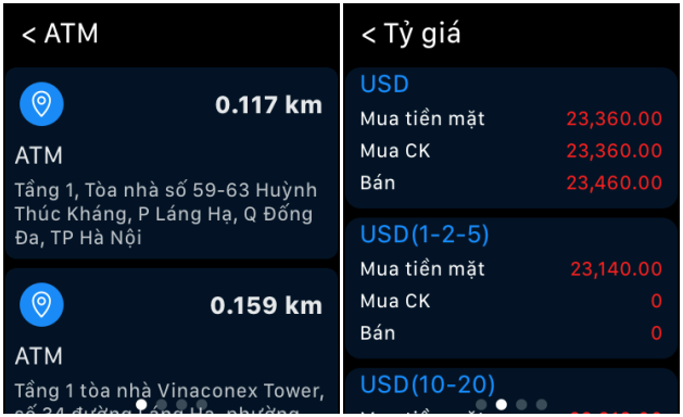 Trải nghiệm ngân hàng tương lai, ứng dụng BIDV trên Apple Watch ảnh 3