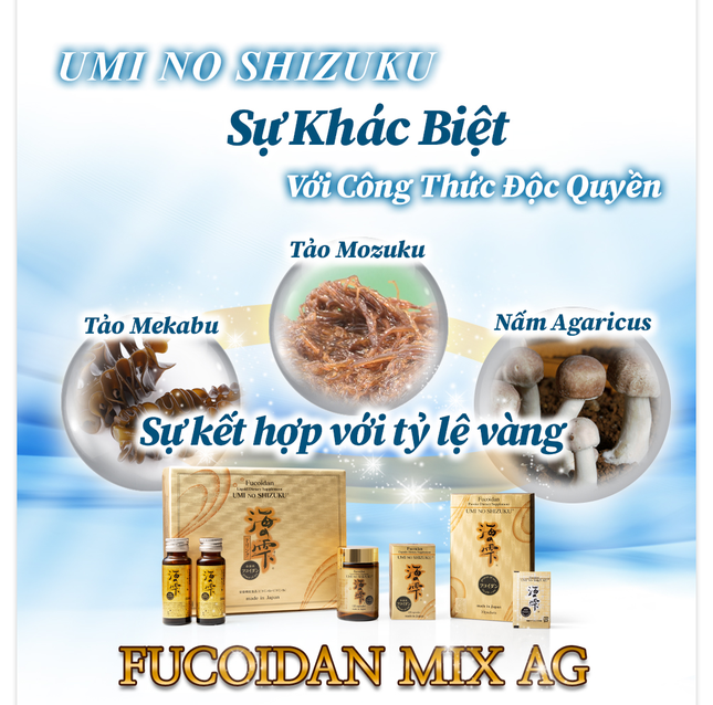 Khám phá những điều kỳ diệu chỉ có ở Fucoidan UMI NO SHIZUKU ảnh 1