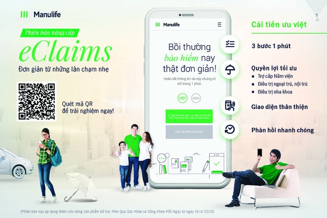 Manulife Việt Nam mang đến trải nghiệm tốt hơn cho khách hàng yêu cầu giải quyết quyền lợi ảnh 1