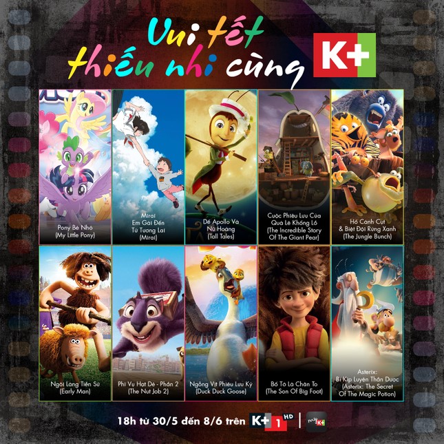 Tết thiếu nhi xem hoạt hình trên K+ ảnh 1