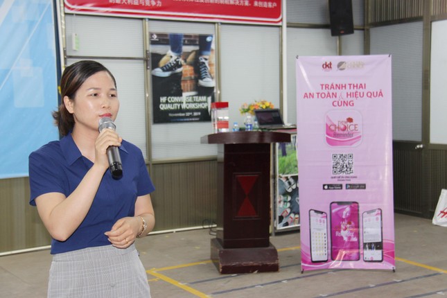 Truyền thông về sức khỏe sinh sản thu hút sự quan tâm của người lao động ảnh 1