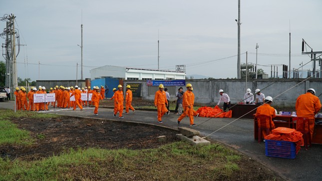 EVNSPC tổ chức diễn tập phòng chống thiên tai và cứu hộ cứu nạn năm 2020 ảnh 2