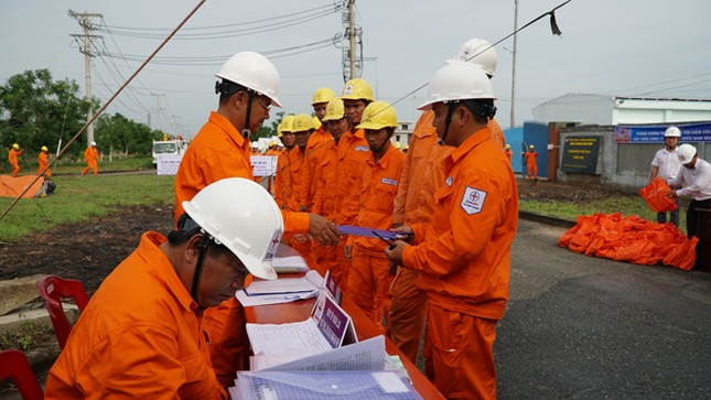 EVNSPC tổ chức diễn tập phòng chống thiên tai và cứu hộ cứu nạn năm 2020 ảnh 4