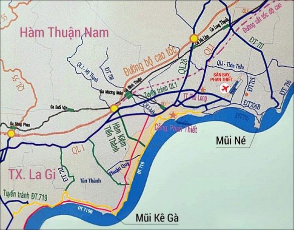 Bất động sản nghỉ dưỡng Kê Gà hưởng lợi từ cao tốc Dầu Giây - Phan Thiết ảnh 1