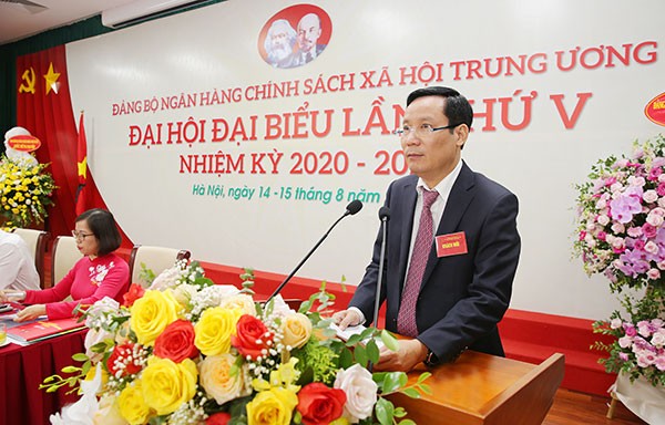 Đại hội đại biểu Đảng bộ NHCSXH TW lần thứ V nhiệm kỳ 2020 - 2025 ảnh 4