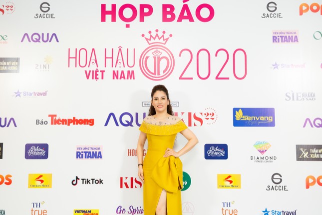 Hoa hậu Doanh nhân Xuân Hương rạng rỡ tại buổi họp báo Hoa hậu Việt Nam 2020 ảnh 5