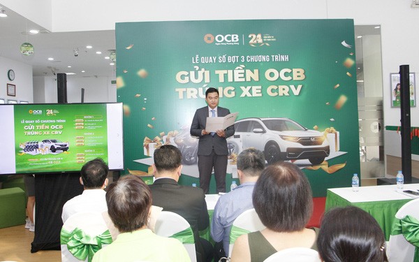 Kết quả quay số cuối kỳ chương trình khuyến mãi 'Gửi tiền OCB – Trúng xe CRV' ảnh 1