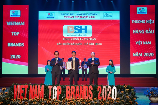 Bảo hiểm BSH là 1 trong 10 thương hiệu hàng đầu Việt Nam năm 2020 ảnh 1
