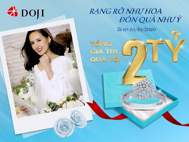 Biến 20/10 thành ngày đáng nhớ với Trang sức Kim cương DOJI ảnh 4