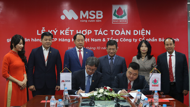 MSB ký kết hợp tác toàn diện với Bảo Minh ảnh 1