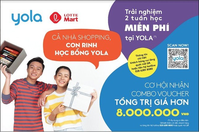 6.000 voucher học tiếng Anh dành tặng khách hàng mua sắm tại LOTTE Mart ảnh 1
