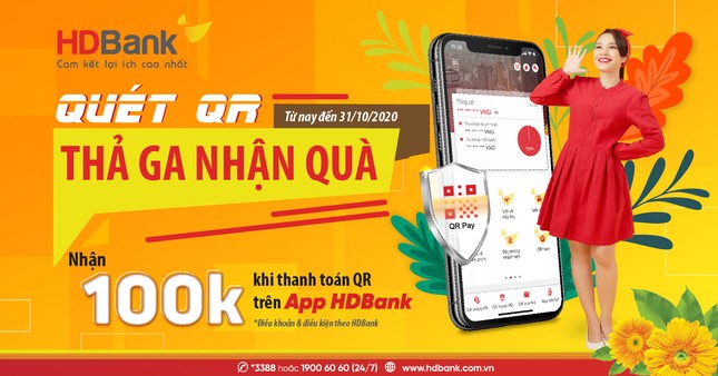 Mừng 20-10, HDBank tặng khách hàng hàng ngàn phần quà và tiền vào tài khoản ảnh 2
