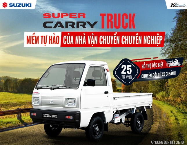 Suzuki tung khuyến mãi đặc biệt cho xe tải nhẹ ảnh 1