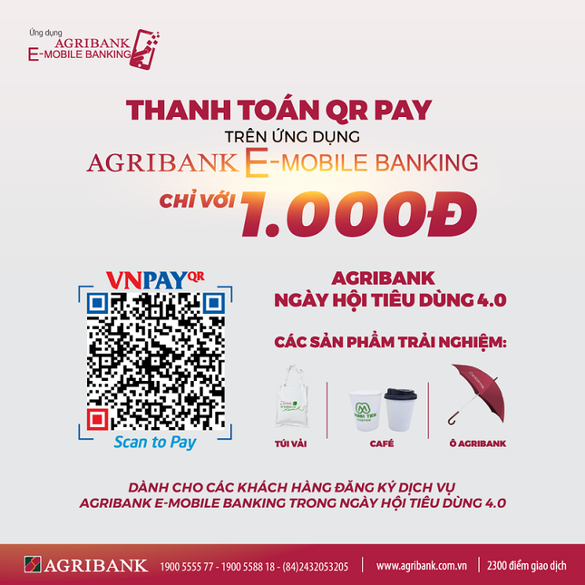 Agribank triển khai nhiều hoạt động hưởng ứng sự kiện “Ngày không dùng tiền mặt” ảnh 1