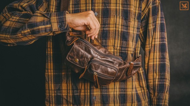 Diện đồ cool ngầu cực hút mắt với túi da Thành Vinh ảnh 9