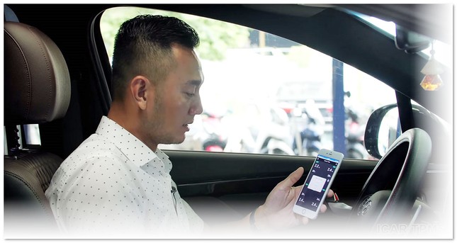 Cảm biến áp suất lốp ô tô thế hệ mới ICAR Ellisafe i3 hiện được trên ODO ảnh 1