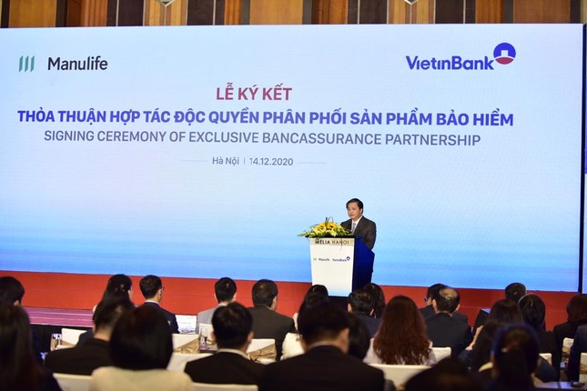 VietinBank-Manulife công bố quan hệ hợp tác độc quyền 16 năm phân phối bảo hiểm nhân thọ ảnh 1