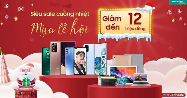 Viettel Store giảm tới 12 triệu đồng cho smartphone, đồ công nghệ...chào Noel, đón năm mới ảnh 2