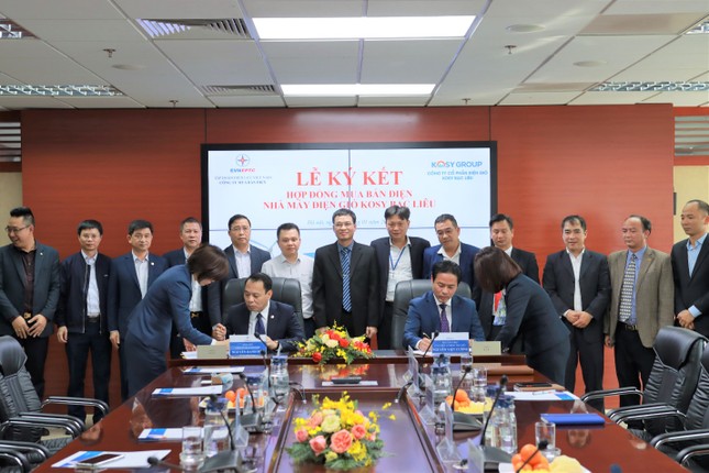 Tập đoàn Kosy ký kết hợp đồng mua bán điện với tập đoàn điện lực Việt Nam ảnh 1