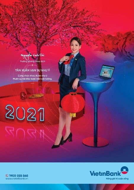 Bộ ảnh mừng Xuân Tân Sửu của cán bộ, nhân viên VietinBank ảnh 3