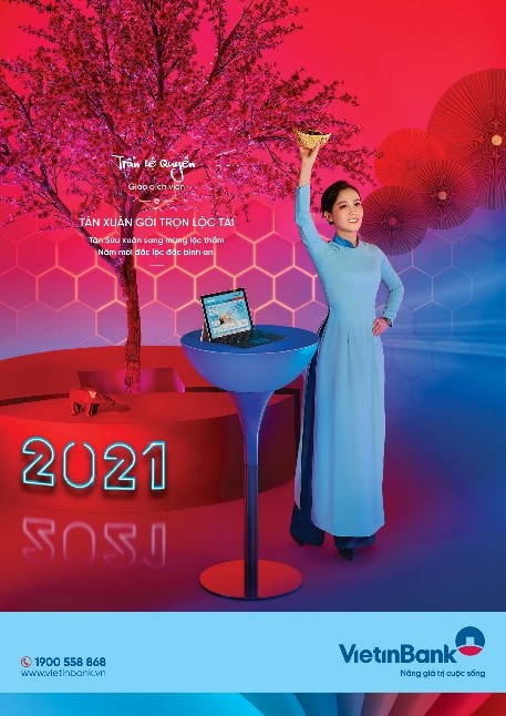 Bộ ảnh mừng Xuân Tân Sửu của cán bộ, nhân viên VietinBank ảnh 5
