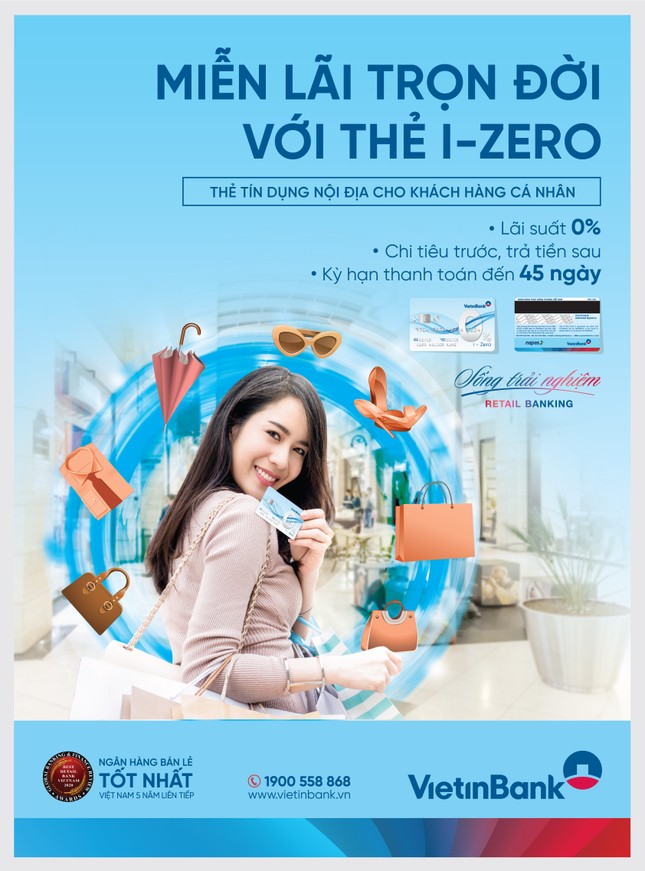 Miễn lãi trọn đời với thẻ trả góp VietinBank i-Zero ảnh 1