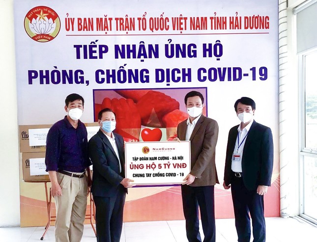 Tập đoàn Nam Cường ủng hộ Tỉnh Hải Dương 5 tỷ đồng chống dịch COVID-19 ảnh 1