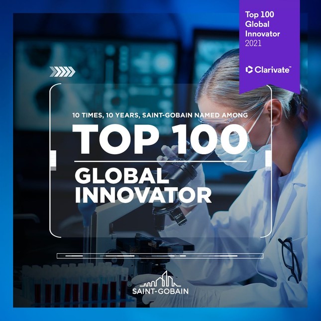 Saint-Gobain liên tiếp được vinh danh top 100 doanh nghiệp sáng tạo hàng đầu thế giới ảnh 1