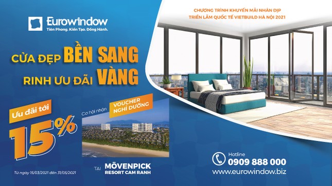 Eurowindow bùng nổ sản phẩm mới tại Vietbuild Hà Nội 2021 ảnh 3