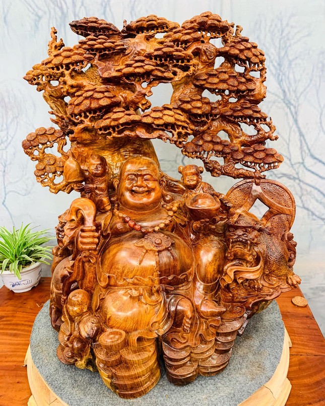 Tượng gỗ An Huy giữ gìn giá trị trong đời sống, kinh doanh qua các sản phẩm phong thủy ảnh 3